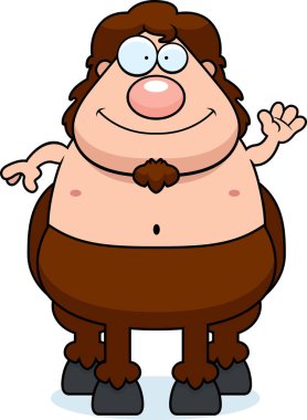 Çizgi film Centaur sallayarak