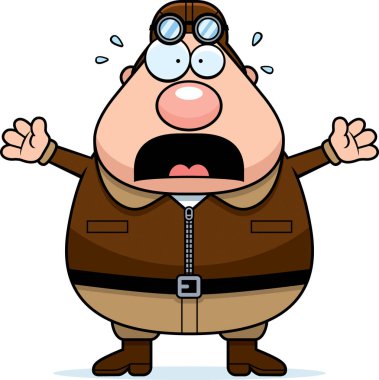 Korkmuş karikatür Pilot