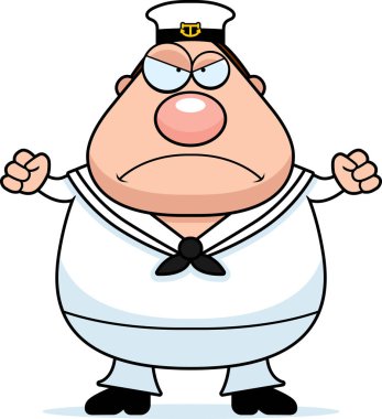 Kızgın çizgi film denizci