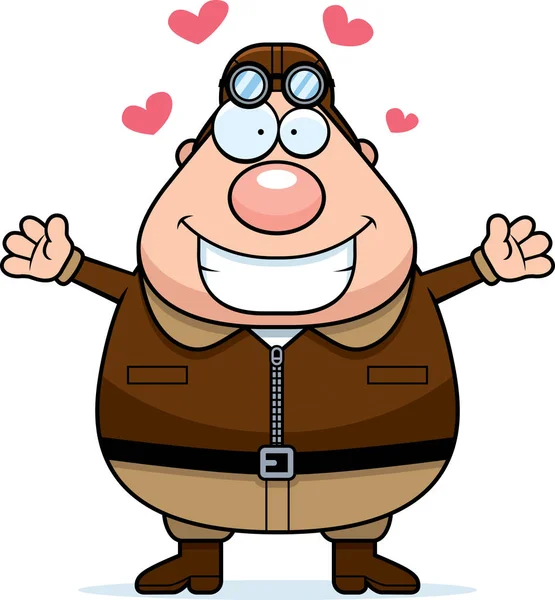 Çizgi film Pilot kucaklama