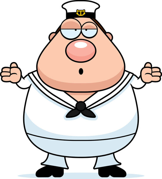 Confused Cartoon Sailor