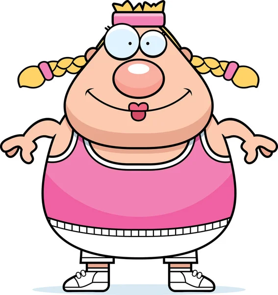 Gülümseyen çizgi film egzersiz