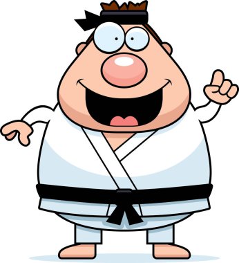 Çizgi film Karate adam fikir