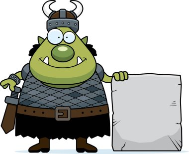 Çizgi film Orc taş