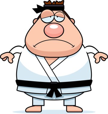 Üzgün çizgi film Karate Man