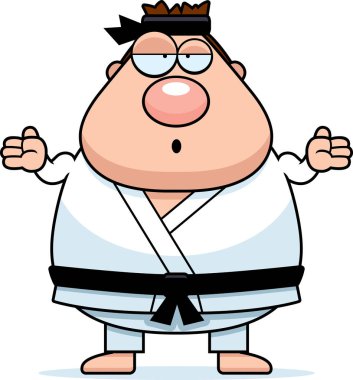 Karışık çizgi film Karate Man