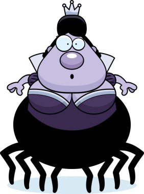 Sürpriz karikatür örümcek Kraliçe