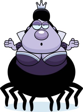 Karışık çizgi film örümcek Kraliçe