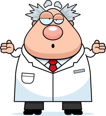 Karışık çizgi film çılgın bilim adamı