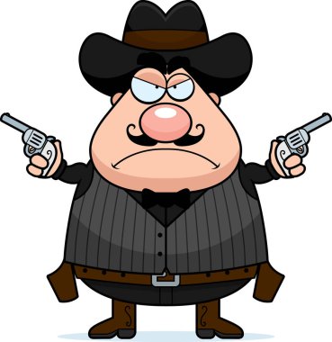 Kızgın çizgi film Gunfighter