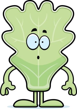 Sürpriz karikatür marul yaprağı