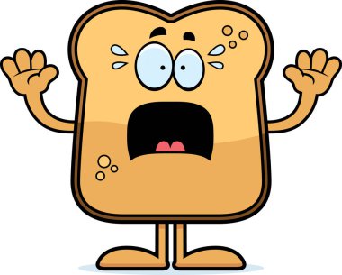 Korkmuş karikatür tost