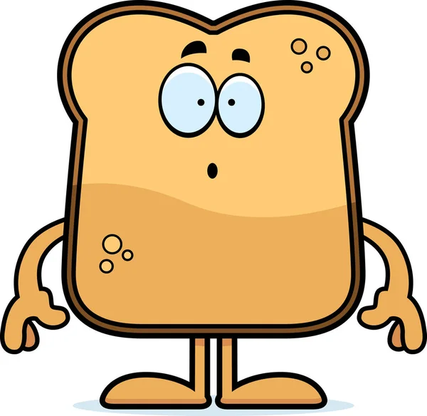 slice, cartoon, wheat, surprised, clipart, bread, crust, astonished, startl...