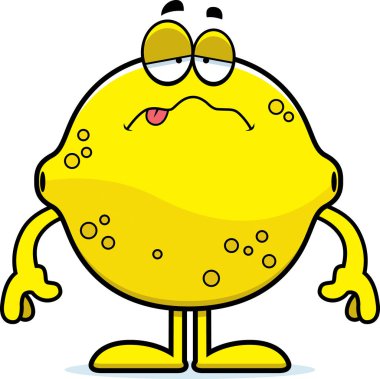 Hasta karikatür limon