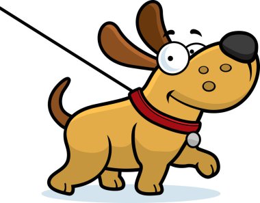 Çizgi film köpek yürüyüş