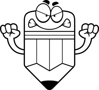 Kızgın karikatür kalem