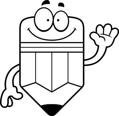 Karikatür kalem sallıyor