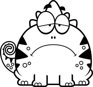 Depresif küçük kertenkele