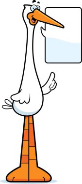 Konuşuyor karikatür leylek