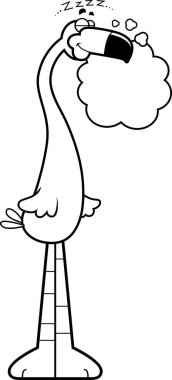 Çizgi film Flamingo rüya