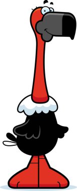 Gülümseyen karikatür akbaba