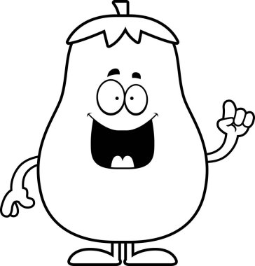 Karikatür patlıcan fikir