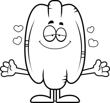 Çizgi film cevizli kucaklama