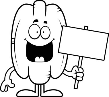 Çizgi film cevizli işareti