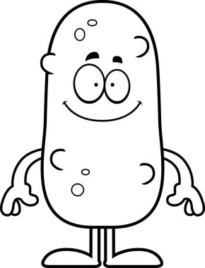 Mutlu karikatür turşu