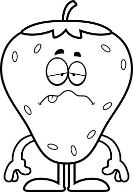 Hasta çizgi film çilek