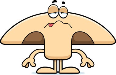 Hasta karikatür mantar