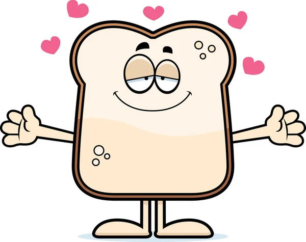 Kreskówka chleb uścisk — Wektor stockowy