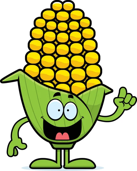 Мультфильм кукурузы идея — стоковый вектор