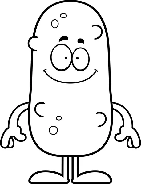 Feliz Pickle dos desenhos animados — Vetor de Stock