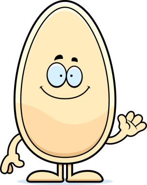 Çizgi film tohum sallayarak