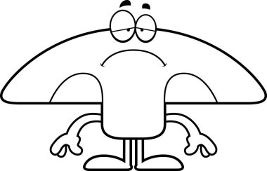 Üzgün çizgi film mantar