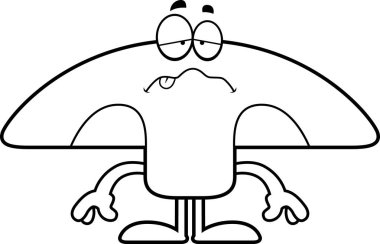 Hasta karikatür mantar