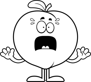 Korkmuş karikatür şeftali