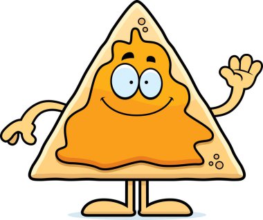 Çizgi film Nachos sallayarak
