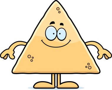 Mutlu karikatür Tortilla fiş