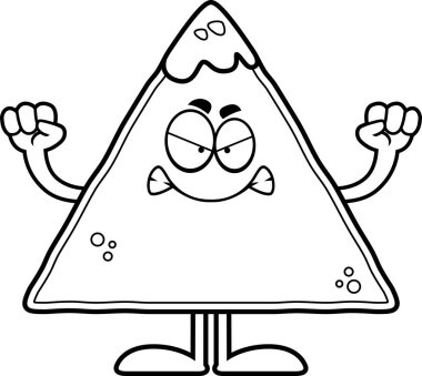 Kızgın çizgi film cips ve Salsa