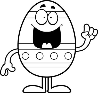Çizgi film Paskalya yortusu yumurta fikir