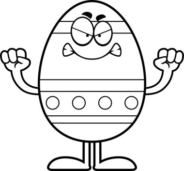 Kızgın çizgi film Paskalya yortusu yumurta