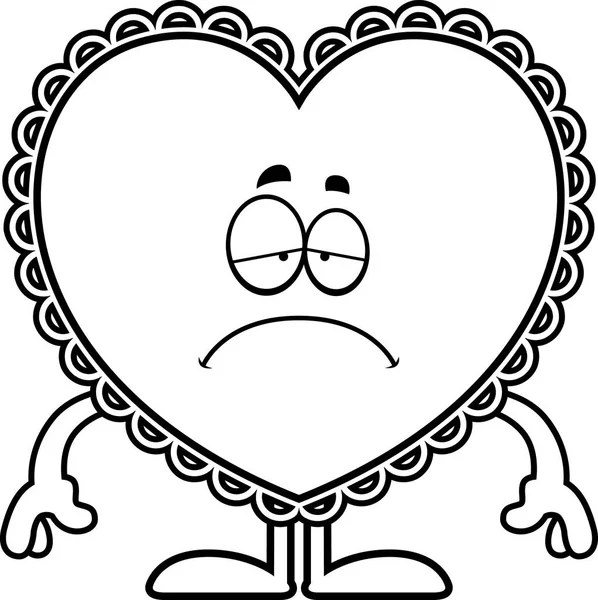 Sad Cartoon Valentine — Stock Vector