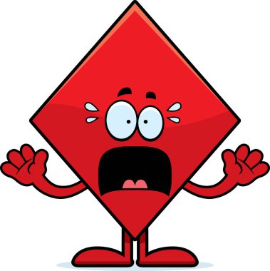 Korkmuş karikatür elmas