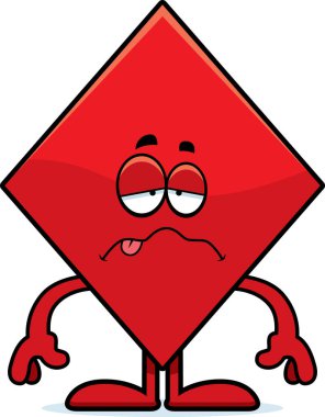 Hasta karikatür elmas