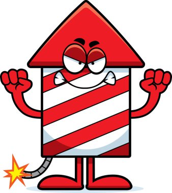 Kızgın çizgi film havai fişek