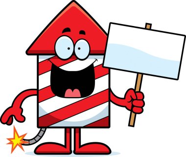 Çizgi film havai fişek işareti