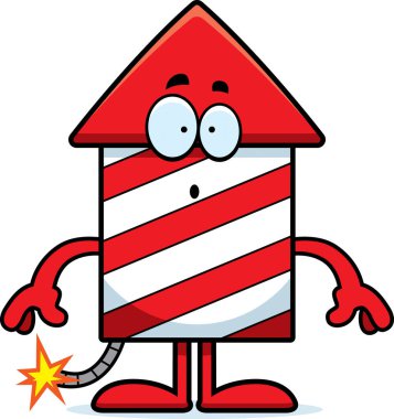 Sürpriz karikatür havai fişek