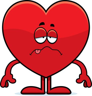 hasta karikatür kalp